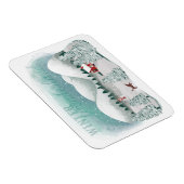 風光明媚な冬のワンダーランド マグネット (右側)