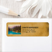 風光明媚な北部の風景素朴 ラベル (インサイチュ)