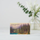 風光明媚な北部の風景素朴 名刺 (スタンド正面)