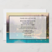 風光明媚な北部景観素朴懇親会招待状 招待状 (正面)