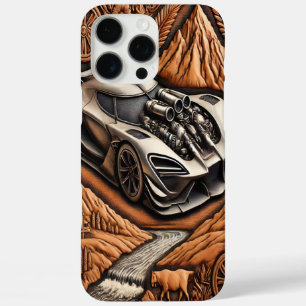 風光明媚な壮麗な80sマッスルカー iPhone 16 pro maxケース