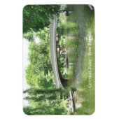 風光明媚な夏期NYCセントラルパーク マグネット (縦)