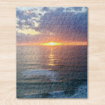 風光明媚な夕日の写真 ジグソーパズル<br><div class="desc">ジグソーパズルは、フランス南部で撮影された穏やかな太陽で印刷されている。ただし、カスタマイズ可能で、これを個人的な贈り物や記念に作るために自分の写真をアップロードできる。</div>