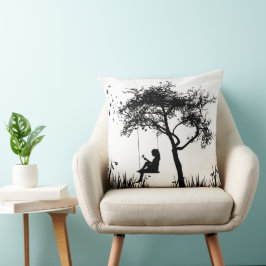 "風光明媚な夢：すべての糸の枕の優雅さ" クッション