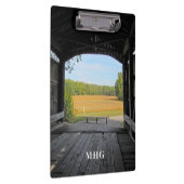 風光明媚な屋根付きブリッジのクリップボード クリップボード (右)