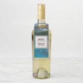 風光明媚な山と湖の風景の写真 ボトルネックタグ (ボトル)