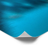 風光明媚な山と湖の風景の写真 ポスター (角)