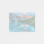 風光明媚な山と湖の風景の写真 ポストイット (正面)