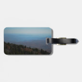 風光明媚な山の景観旅行自然写真 ラゲッジタグ (裏面横)