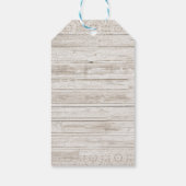 風光明媚な山の風景の写真誕生日 ギフトタグ (裏面)