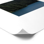 風光明媚な山フードアンドレイクフォト ポスター (角)