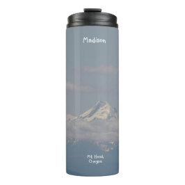 風光明媚な山フードフォトブルーパーソナライズされた タンブラー