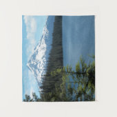 風光明媚な山フードランドスケープ タペストリー (正面)