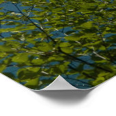 風光明媚な山フードランドスケープ ポスター (角)