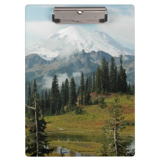 風光明媚な山レイニアランドスケープ クリップボード (正面)