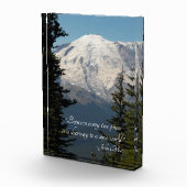 風光明媚な山レイニアーズウィズジョンミュア引用文 フォトブロック (右)