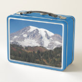 風光明媚な山レイニア風景写真 メタルランチボックス (裏面)