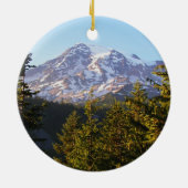 風光明媚な山レイニエ写真 セラミックオーナメント (裏面)