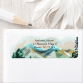 風光明媚な山国立公園松の木シャワーL ラベル (インサイチュ)