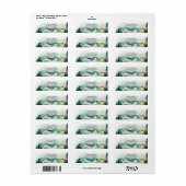 風光明媚な山国立公園松の木シャワーL ラベル (フルシート)