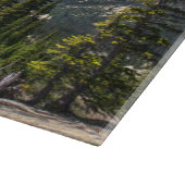 風光明媚な山林、DIY名、3枚の写真 カッティングボード (角)