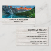 風光明媚な山水写真 名刺 (正面/裏面)