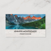 風光明媚な山水写真 名刺 (正面)