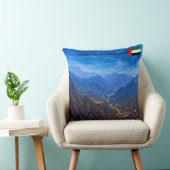 風光明媚な山谷 クッション (椅子)