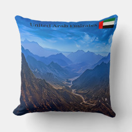 風光明媚な山谷 クッション