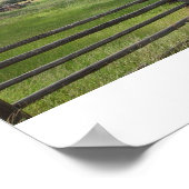 風光明媚な庭園 ポスター (角)