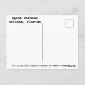 風光明媚な庭園IIオーランド， FL ポストカード (裏面)