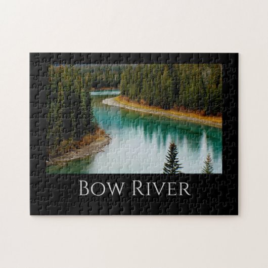 風光明媚な弓川 ジグソーパズル (横)