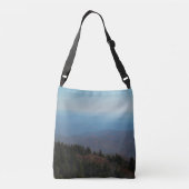 風光明媚な感動的山間写真イメージ クロスボディバッグ (裏面)