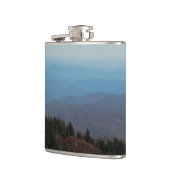 風光明媚な感動的山間写真イメージ フラスク (左)