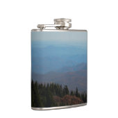 風光明媚な感動的山間写真イメージ フラスク (右)