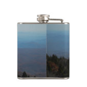 風光明媚な感動的山間写真イメージ フラスク (裏面)