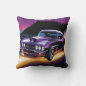 風光明媚な改造薄暗い道に沿った鮮やかなクルージング クッション (裏面)