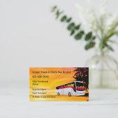 風光明媚な旅行の専門家エージェントの名刺 名刺 (スタンド正面)