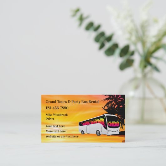 風光明媚な旅行の専門家エージェントの名刺 名刺 (スタンド正面)