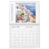 風光明媚な旅行モーメント20XX カレンダー (1月 2027)