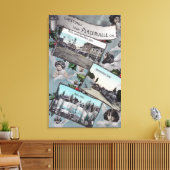 風光明媚な景色からの挨拶 キャンバスプリント (インサイチュ (リビング))