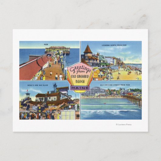 風光明媚な景色からの挨拶 ポストカード (正面)