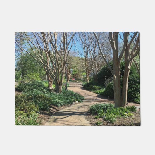 風光明媚な歩道 ドアマット (正面)