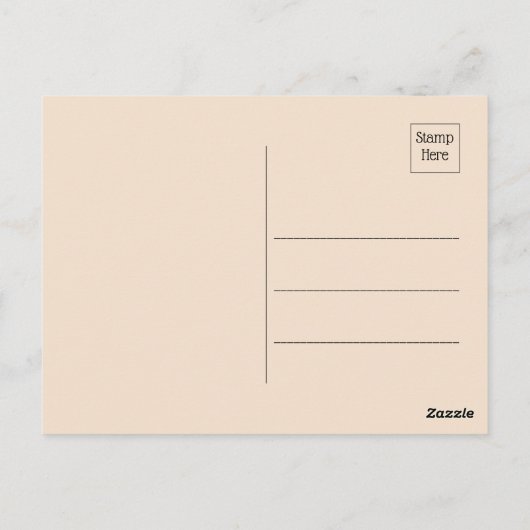 風光明媚な水彩山の春 ポストカード (裏面)