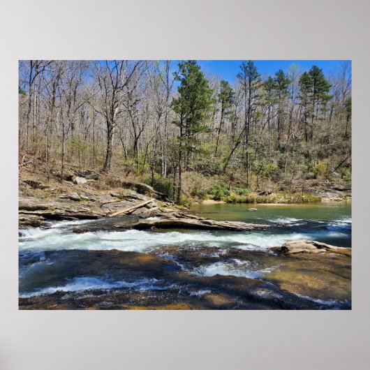 風光明媚な河川縦断 ポスター (正面)