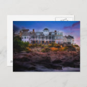 風光明媚な沿岸サンライズケープネディックメイン ポストカード (正面/裏面)