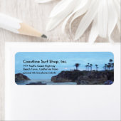 風光明媚な海海岸線 ラベル (インサイチュ)