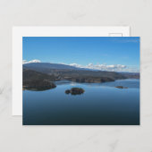 風光明媚な渓谷湖 ポストカード (正面/裏面)