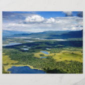 風光明媚な湖のデナリスクラップブック紙 (正面)