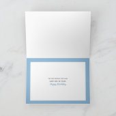 風光明媚な湖の風景 カード (内部)